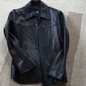 Black Leather jacket Size Small